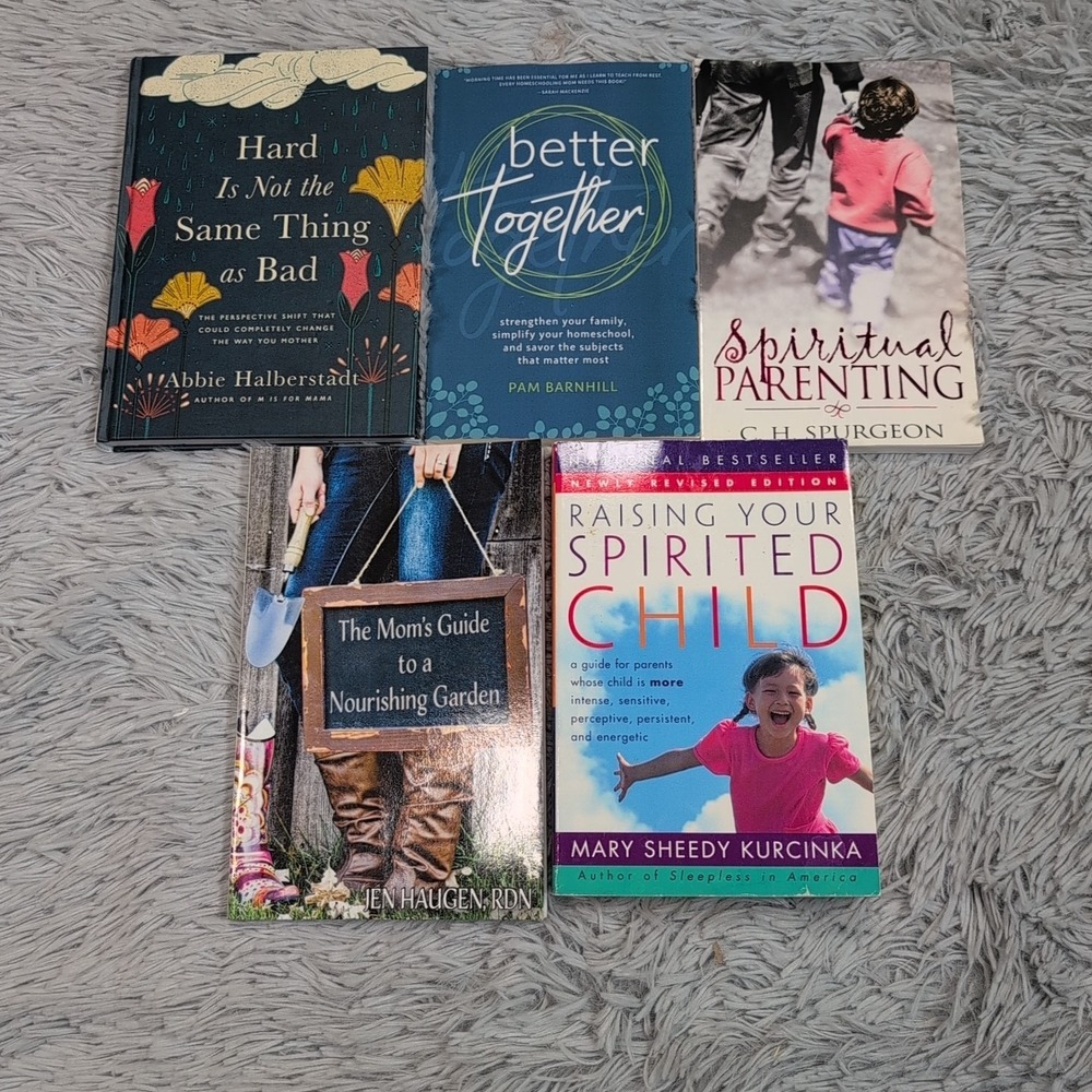 Lot‎ Of 5 Books Christian Teaching Homeschool Parenting Motherhood
